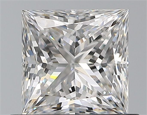 Picture of Natural Diamond 0.70 Carats, Princess with  Cut, E Color, VS2 Clarity and Certified by GIA