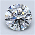 Diamante Natural 3.52 quilates, Redondo , Color E, claridad SI2 y certificado GIA