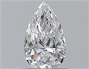 Natural Diamond 0.46 Carats, Pear with  Cut, D Color, VS2 Clarity and Certified by GIA