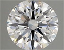 Lab Grown Diamond 3.03 Carats, Round with Ideal Cut, D Color, VVS2 Clarity and Certified by IGI