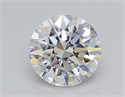 Lab Grown Diamond 1.03 Carats, Round with Excellent Cut, D Color, VVS2 Clarity and Certified by IGI