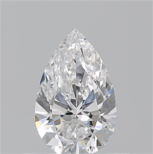 Picture of Natural Diamond 0.50 Carats, Pear with  Cut, D Color, VVS2 Clarity and Certified by GIA