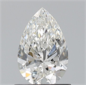 Natural Diamond 0.80 Carats, Pear with  Cut, G Color, VVS1 Clarity and Certified by GIA