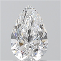 Diamante Natural 1.01 quilates, De pera , Color D, claridad SI2 y certificado GIA