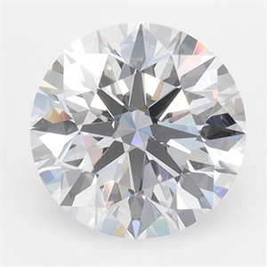 Picture of Lab Grown Diamond 2.36 Carats, Round with Ideal Cut, D Color, IF Clarity and Certified by IGI