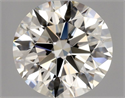 Diamante Natural 0.90 quilates, Redondo , Color K, claridad VS1 y certificado GIA