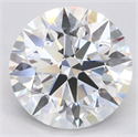 Lab Grown Diamond 4.04 Carats, Round with Ideal Cut, F Color, VVS1 Clarity and Certified by IGI