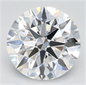 Lab Grown Diamond 4.68 Carats, Round with Excellent Cut, D Color, VVS1 Clarity and Certified by GIA