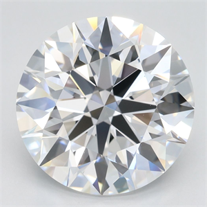 Picture of Lab Grown Diamond 4.68 Carats, Round with Excellent Cut, D Color, VVS1 Clarity and Certified by GIA