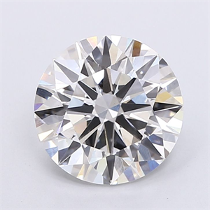 Picture of Lab Grown Diamond 2.56 Carats, Round with Excellent Cut, H Color, VVS2 Clarity and Certified by IGI