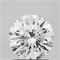 Lab Grown Diamond 1.05 Carats, Round with Ideal Cut, F Color, VVS2 Clarity and Certified by IGI