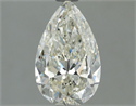 Natural Diamond 1.00 Carats, Pear with  Cut, J Color, SI2 Clarity and Certified by IGI