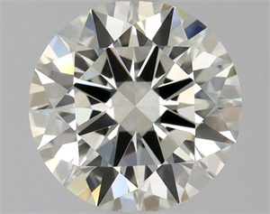 Picture of Natural Diamond 1.08 Carats, Round with Excellent Cut, J Color, VVS2 Clarity and Certified by IGI