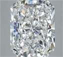 Natural Diamond 5.10 Carats, Radiant with  Cut, D Color, SI2 Clarity and Certified by GIA