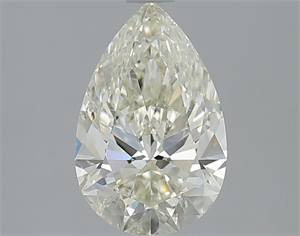 Picture of Natural Diamond 1.71 Carats, Pear with  Cut, K Color, SI2 Clarity and Certified by IGI