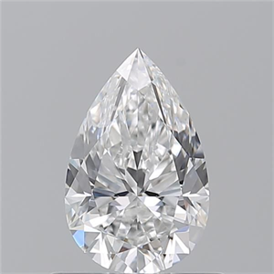 Picture of Natural Diamond 0.71 Carats, Pear with  Cut, D Color, VS1 Clarity and Certified by GIA