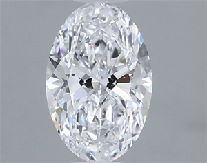 Picture of Natural Diamond 0.65 Carats, Oval with  Cut, D Color, SI2 Clarity and Certified by GIA