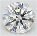 Lab Grown Diamond 3.02 Carats, Round with Ideal Cut, D Color, IF Clarity and Certified by IGI