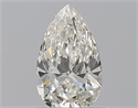 Natural Diamond 0.61 Carats, Pear with  Cut, I Color, VVS2 Clarity and Certified by GIA