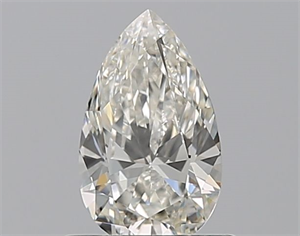 Picture of Natural Diamond 0.61 Carats, Pear with  Cut, I Color, VVS2 Clarity and Certified by GIA