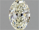 Natural Diamond 1.01 Carats, Oval with  Cut, K Color, VS2 Clarity and Certified by GIA