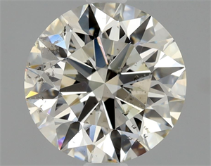 Picture of Natural Diamond 1.44 Carats, Round with Excellent Cut, K Color, SI2 Clarity and Certified by GIA