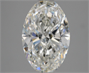 Diamante Natural 3.01 quilates, Ovalado , Color H, claridad VS1 y certificado GIA