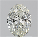 Natural Diamond 0.90 Carats, Oval with  Cut, I Color, VS2 Clarity and Certified by GIA