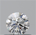 Diamante Natural 0.45 quilates, Redondo , Color G, claridad IF y certificado GIA