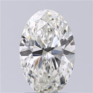 Picture of Natural Diamond 1.50 Carats, Oval with  Cut, I Color, SI2 Clarity and Certified by GIA
