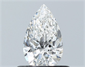 Diamante Natural 0.52 quilates, De pera , Color F, claridad VS2 y certificado GIA