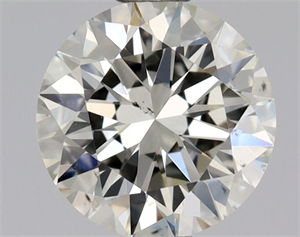 Picture of Natural Diamond 0.70 Carats, Round with Excellent Cut, K Color, SI1 Clarity and Certified by GIA