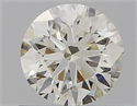 Natural Diamond 0.70 Carats, Round with Very Good Cut, I Color, VVS1 Clarity and Certified by IGI