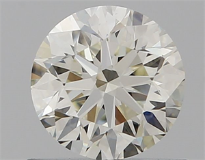 Picture of Natural Diamond 0.70 Carats, Round with Very Good Cut, I Color, VVS1 Clarity and Certified by IGI