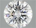 Lab Grown Diamond 2.56 Carats, Round with Ideal Cut, D Color, VVS2 Clarity and Certified by IGI