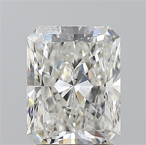Picture of Natural Diamond 2.01 Carats, Radiant with  Cut, H Color, SI2 Clarity and Certified by GIA