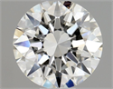 Natural Diamond 0.51 Carats, Round with Excellent Cut, H Color, SI1 Clarity and Certified by GIA