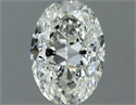 Natural Diamond 0.61 Carats, Oval with  Cut, I Color, IF Clarity and Certified by IGI