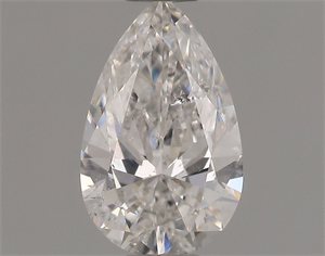 Picture of Natural Diamond 0.42 Carats, Pear with  Cut, E Color, I1 Clarity and Certified by GIA