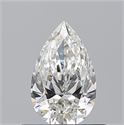 Natural Diamond 0.51 Carats, Pear with  Cut, I Color, IF Clarity and Certified by GIA