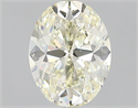 Diamante Natural 1.51 quilates, Ovalado , Color N, claridad SI1 y certificado GIA