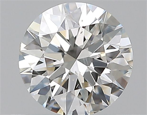 Foto Diamante Natural 0.53 quilates, Redondo , Color H, claridad SI1 y certificado GIA de