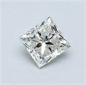 Diamante Natural 0.60 quilates, Princesa , Color K, claridad I1 y certificado GIA