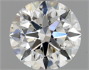 Natural Diamond 0.70 Carats, Round with Excellent Cut, G Color, SI2 Clarity and Certified by GIA