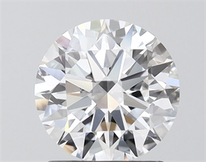 Picture of Lab Grown Diamond 1.51 Carats, Round with Excellent Cut, D Color, VVS2 Clarity and Certified by IGI