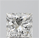 Natural Diamond 1.50 Carats, Princess with  Cut, I Color, SI2 Clarity and Certified by GIA