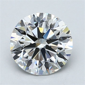 Picture of Natural Diamond 2.01 Carats, Round with Excellent Cut, F Color, VS2 Clarity and Certified by GIA