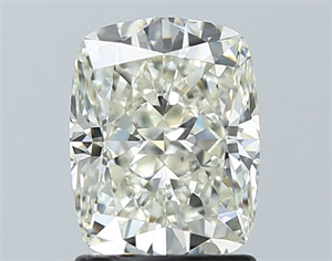 Foto Diamante Natural 1.71 quilates, Del cojín , Color K, claridad VS2 y certificado GIA de