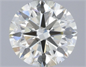Natural Diamond 1.30 Carats, Round with Excellent Cut, J Color, SI1 Clarity and Certified by IGI