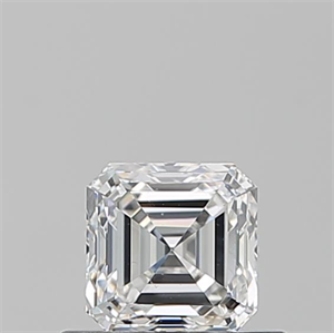 Picture of Natural Diamond 0.51 Carats, Asscher with  Cut, F Color, VS2 Clarity and Certified by GIA